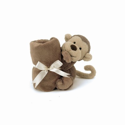 Jellycat Bashful Monkey Soothers New Zealand | PMNYK4863